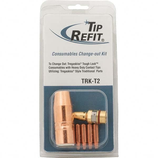 PRO-SOURCE - 0.035" to 4/89" Wire OD, MIG Welder Diffuser Kit - Exact Tool & Supply