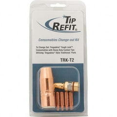 PRO-SOURCE - 0.035" to 4/89" Wire OD, MIG Welder Diffuser Kit - Exact Tool & Supply