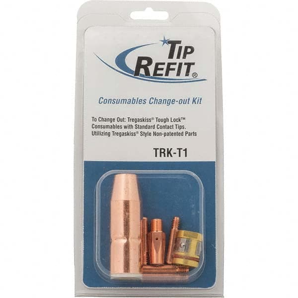 PRO-SOURCE - 0.035" to 4/89" Wire OD, MIG Welder Diffuser Kit - Exact Tool & Supply