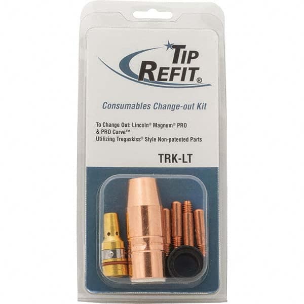 PRO-SOURCE - 0.035" to 4/89" Wire OD, MIG Welder Diffuser Kit - Exact Tool & Supply