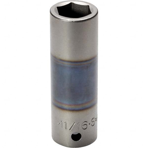 SK - Impact Sockets Drive Size (Inch): 1/2 Size (Inch): 11/16 - Exact Tool & Supply