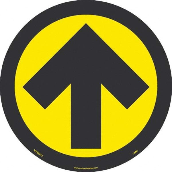 NMC - "Blank" Adhesive-Backed Floor Sign - Exact Tool & Supply
