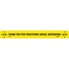 NMC - "Thank You for Practicting Social Distancing" Adhesive-Backed Floor Sign - Exact Tool & Supply