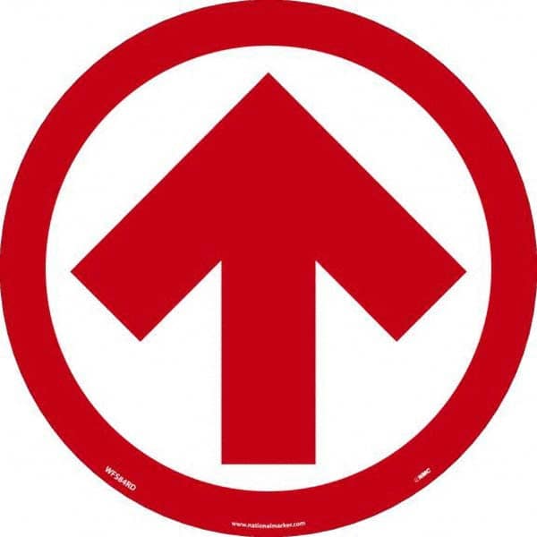 NMC - "Blank" Adhesive-Backed Floor Sign - Exact Tool & Supply