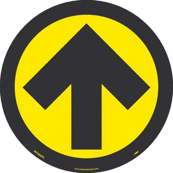 NMC - "Blank" Adhesive-Backed Floor Sign - Exact Tool & Supply