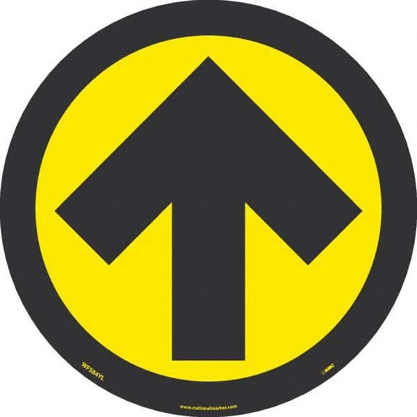 NMC - "Blank" Adhesive-Backed Floor Sign - Exact Tool & Supply
