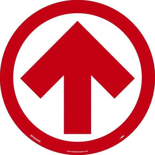 NMC - "Blank" Adhesive-Backed Floor Sign - Exact Tool & Supply