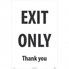 NMC - Cone & A Frame Floor Signs Shape: A-Frame Type: Security & Admittance - Exact Tool & Supply