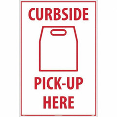 NMC - Cone & A Frame Floor Signs Shape: A-Frame Type: Security & Admittance - Exact Tool & Supply