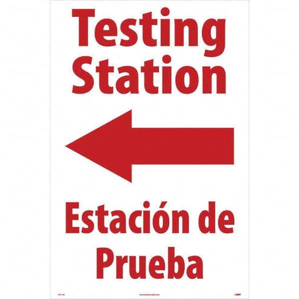 NMC - Cone & A Frame Floor Signs Shape: A-Frame Type: Security & Admittance - Exact Tool & Supply