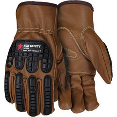 MCR Safety - Work & General Purpose Gloves Material Type: Leather or Synthetic Leather Application: General Purpose - Exact Tool & Supply