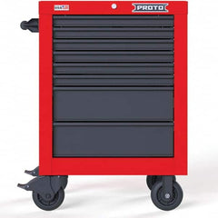 Proto - Tool Roller Cabinets Drawers Range: 5 - 10 Drawers Width Range: 24" - 29.9" - Exact Tool & Supply