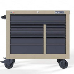 Proto - 14 Drawer 1,800 Lb Capacity, 34 Gauge Steel Tool Roller Cabinet - Exact Tool & Supply