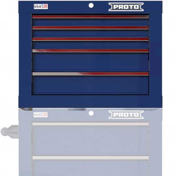 Proto - Tool Boxes, Cases & Chests Type: Top Tool Chest Width Range: 24" - 47.9" - Exact Tool & Supply