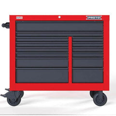 Proto - Tool Roller Cabinets Drawers Range: 11 - 15 Drawers Width Range: 36" - 47.9" - Exact Tool & Supply