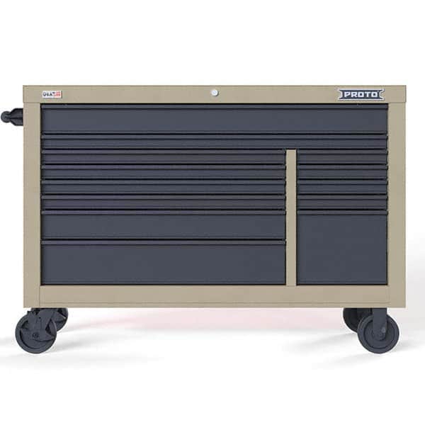 Proto - Tool Roller Cabinets Drawers Range: 11 - 15 Drawers Width Range: 36" - 47.9" - Exact Tool & Supply