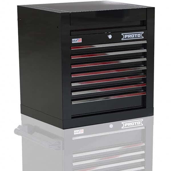 Proto - Tool Boxes, Cases & Chests Type: Top Tool Chest Width Range: 24" - 47.9" - Exact Tool & Supply