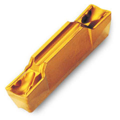 Grooving Insert: TDXUXU-Universal TT7505, Solid Carbide TiCN, Al2O3 & TiN Finish, Neutral, 0.079″ Cutting Width, Series TDXU-E