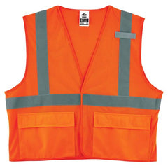 8220HL L/ XL Orange Standard Mesh Vest Type R Class 2 - Exact Tool & Supply