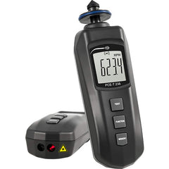 Tachometers; Tachometer Type: Digital Display; Photo/Contact Tachometer; Laser Tachometer; Non-Contact; Rotary Adapter; Contact; Minimum Measurement (RPM): 0.05 rpm; Maximum Measurement (RPM): 99999 rpm; Minimum Target Distance: 50 mm; Maximum Target Dist