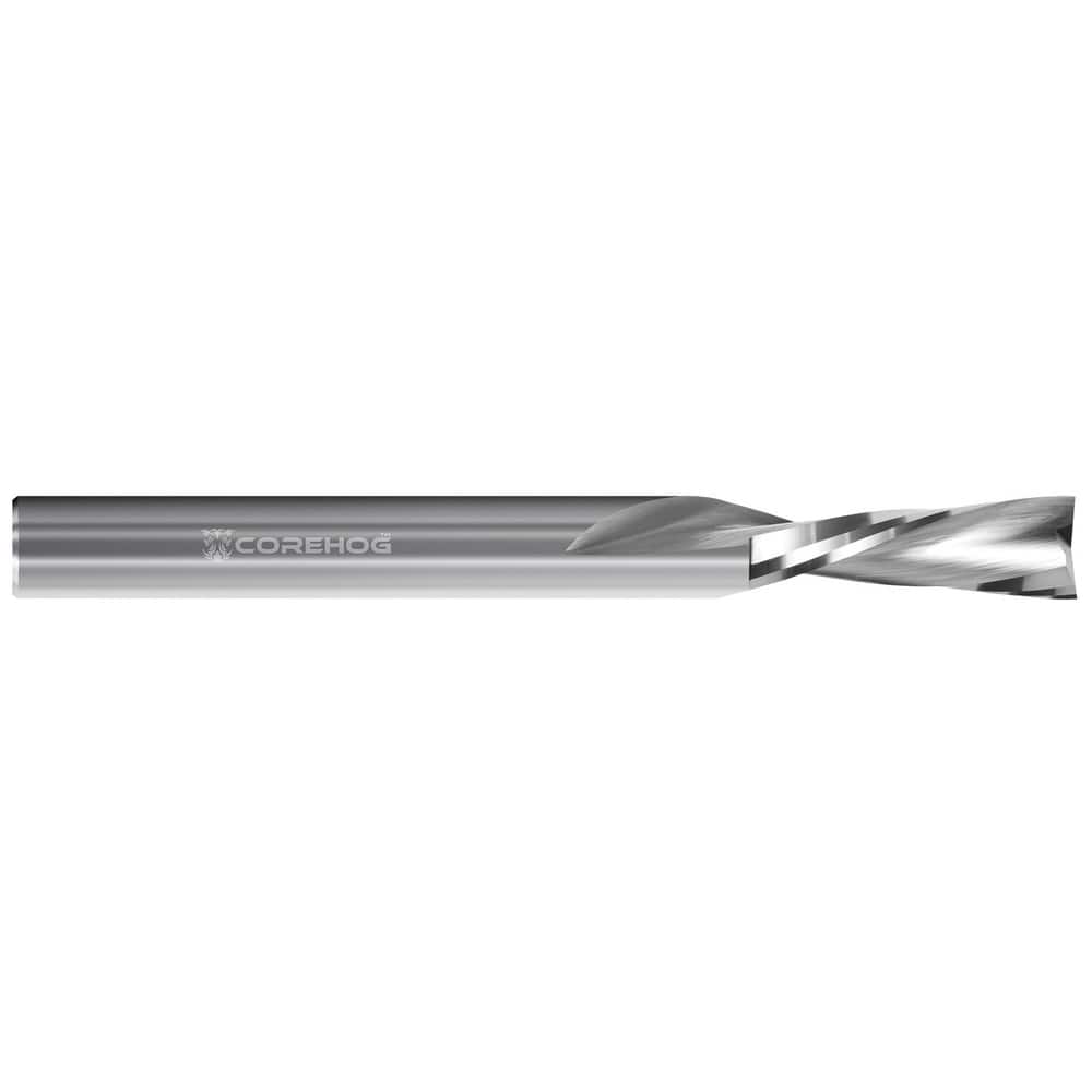 Square End Mill: 0.093'' Dia, 9/32'' LOC, 1.5'' OAL, 2 Flutes, Solid Carbide Single End, Uncoated, Downcut Flute