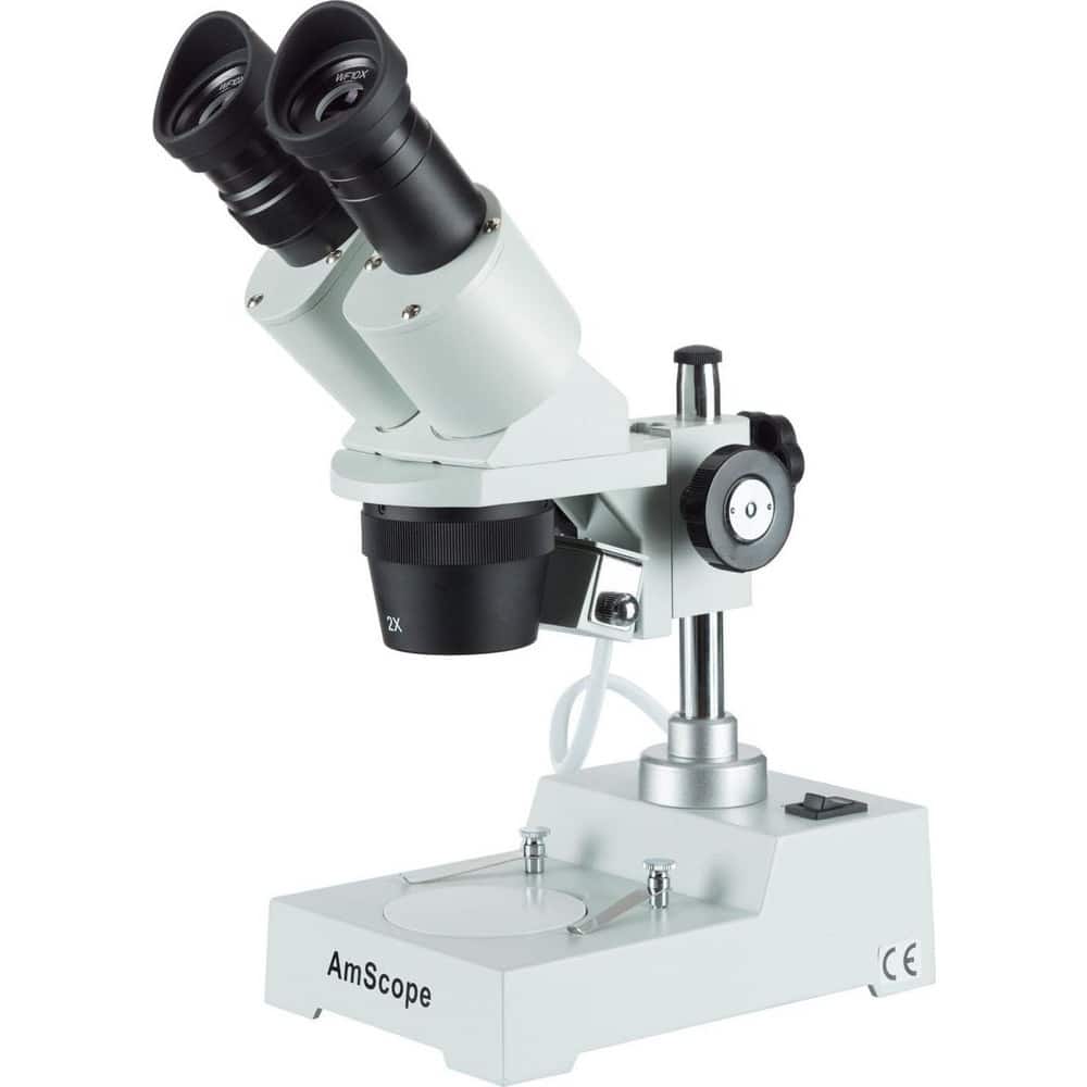Microscopes; Microscope Type: Stereo; Eyepiece Type: Binocular; Image Direction: Upright; Eyepiece Magnification: 10x; Maximum Magnification: 20x