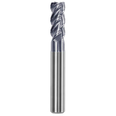 Corner Chamfer End Mill: 0.7874″ Dia, 1.4961″ LOC, 4 Flute, 0.0236″ Chamfer Width, Solid Carbide 4.13 mm OAL, AlTiN Coated, Centercutting