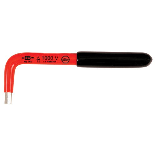 Insulated Inch Hex L-Key. 5/16″ × 5.7″. Blade Chrome-vanadium steel, hardened. 1000Volt Rated. - Exact Tool & Supply
