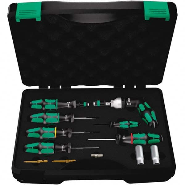 Wera - Torque Limiting Screwdrivers Type: Adjustable Torque Kit Minimum Torque (Nm): 0.25 - Exact Tool & Supply