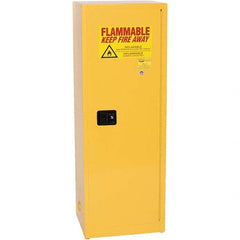Eagle - Safety Cabinets Hazardous Chemical Type: Flammable and Combustible Liquids Color: Yellow - Exact Tool & Supply