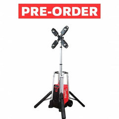 Milwaukee Tool - Portable Work Lights Portable Type: Floor Lamp Type: LED - Exact Tool & Supply