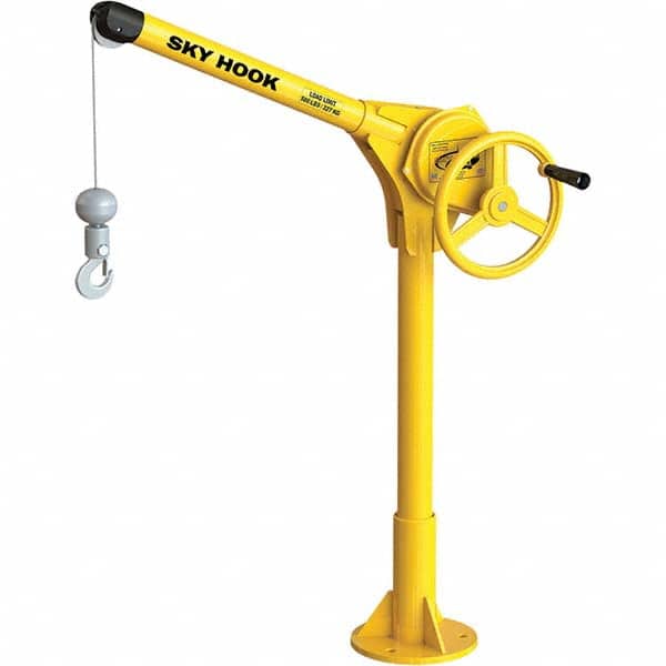 Sky Hook - 500 Lb Steel Lifting Hook Crane - Exact Tool & Supply