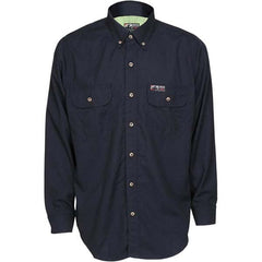 MCR Safety - Shirts Garment Style: Button Down Garment Type: Flame Resistant/Retardant - Exact Tool & Supply