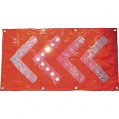 Railhead Corporation - Road Safety Lights & Flares Type: Magnetic Arrow Light Bulb Type: LED - Exact Tool & Supply