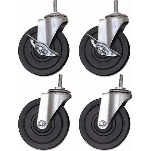 ALERA - Standard Casters Mount: Stem Style: Grip Ring - Exact Tool & Supply