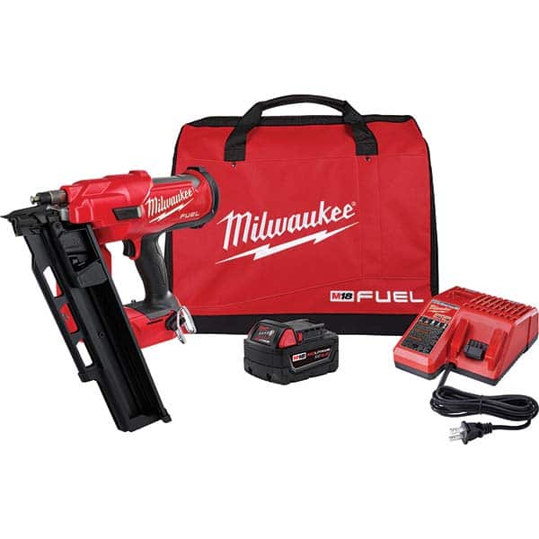Milwaukee Tool - Cordless Nailers Fastener Type: Framing Nailer Nail Length (Inch): 2 - 3-1/2 - Exact Tool & Supply