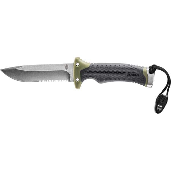 Gerber - Fixed Blade Knives Trade Type: Drop Point Blade Length (Inch): 4.76 - Exact Tool & Supply