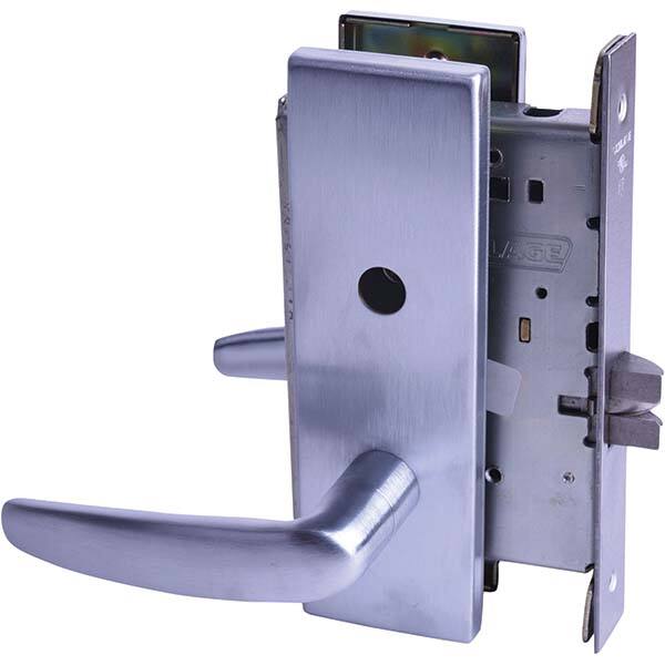 Schlage - Lever Locksets Type: Privacy Door Thickness: 1-3/4 - Exact Tool & Supply