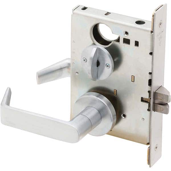Schlage - Lever Locksets Type: Privacy Door Thickness: 1-3/4 - Exact Tool & Supply