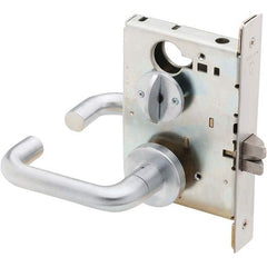 Schlage - Lever Locksets Type: Privacy Door Thickness: 1-3/4 - Exact Tool & Supply