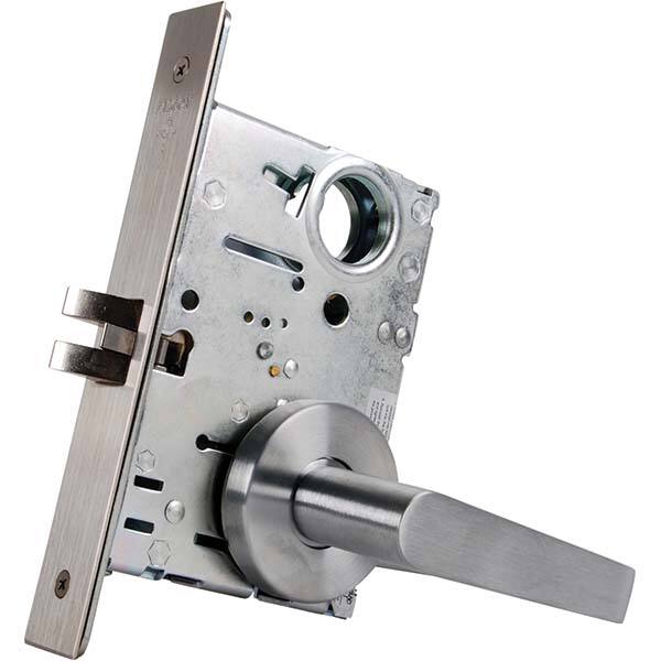 Falcon - Lever Locksets Type: Passage Door Thickness: 1-3/4 - Exact Tool & Supply