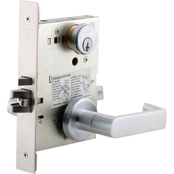 Schlage - Lever Locksets Type: Office Door Thickness: 1-3/4 - Exact Tool & Supply