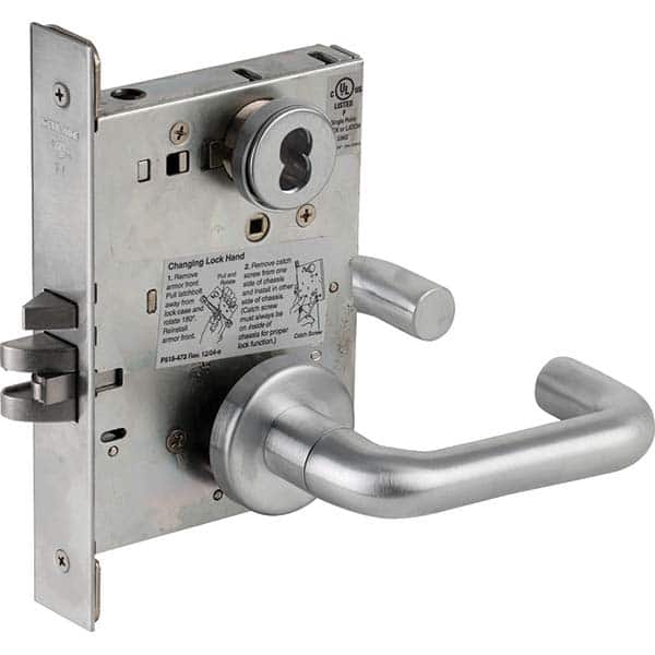 Schlage - Lever Locksets Type: Storeroom Door Thickness: 1-3/4 - Exact Tool & Supply
