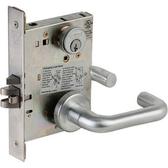 Schlage - Lever Locksets Type: Office Door Thickness: 1-3/4 - Exact Tool & Supply