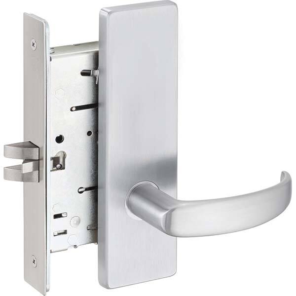 Falcon - Lever Locksets Type: Passage Door Thickness: 1-3/4 - Exact Tool & Supply