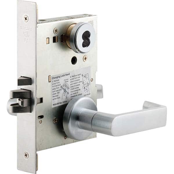 Schlage - Lever Locksets Type: Office Door Thickness: 1-3/4 - Exact Tool & Supply