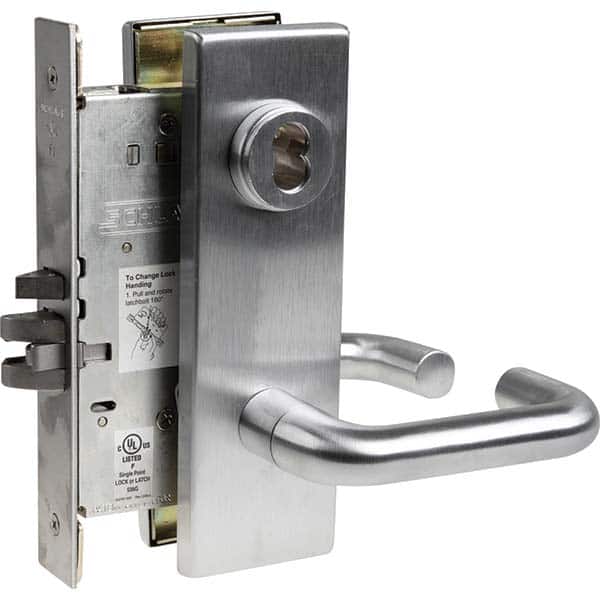Schlage - Lever Locksets Type: Classroom Door Thickness: 1-3/4 - Exact Tool & Supply