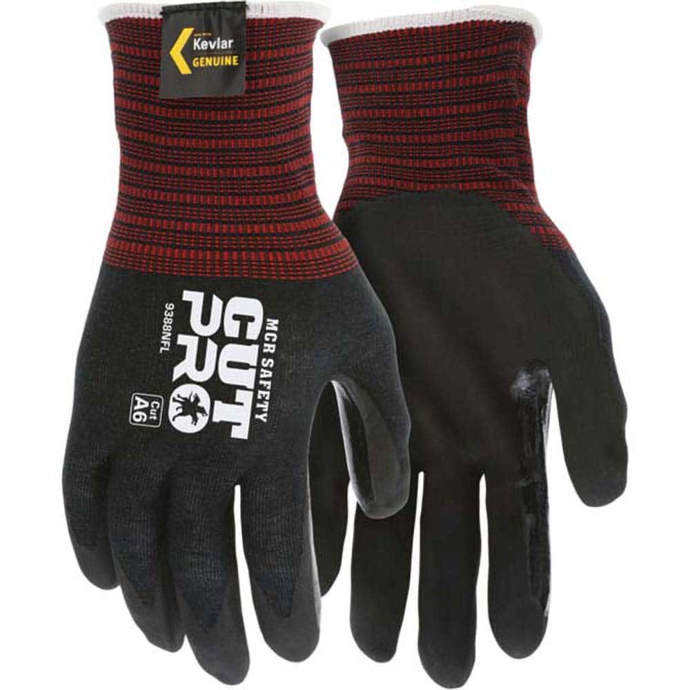 MCR Safety - Size 2XL, ANSI Cut Lvl A6, Foam Nitrile Coated Cut Resistant Gloves - Exact Tool & Supply