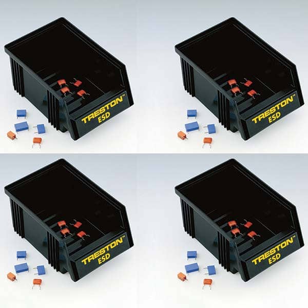 Treston - Bins Bin Style: Hang & Stack Width (Inch): 4.13 - Exact Tool & Supply