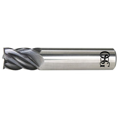 OSG - VGM5 3/4" Diam 5-Flute Carbide 0.09" Corner Radius End Mill - Exact Tool & Supply